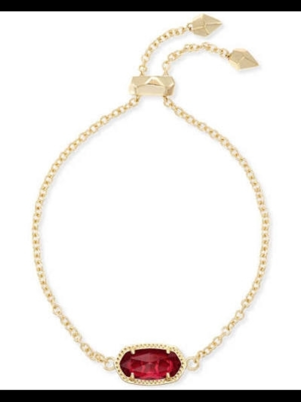 Kendra Scott Elaina Gold Bracelet Berry NWT New In Box
